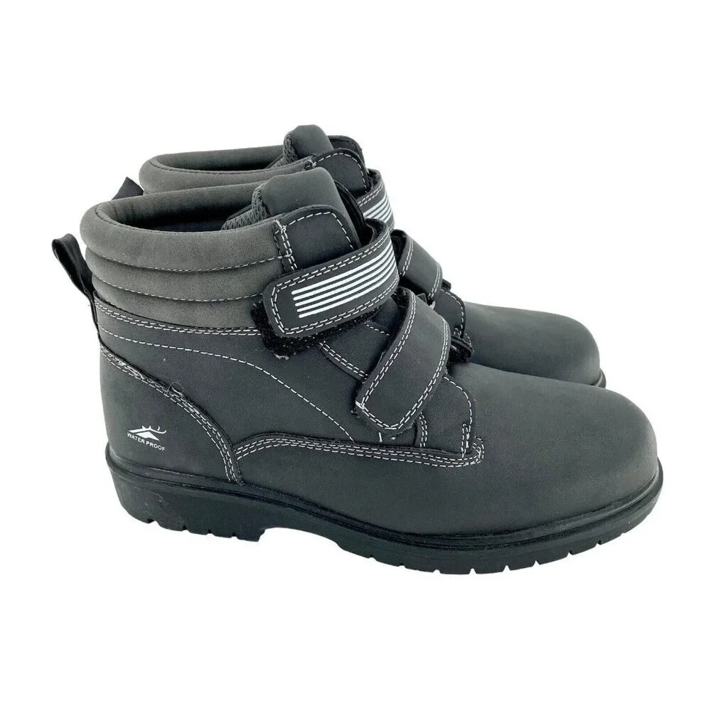 Deer Stags Boys Marker Boots Ankle Laceup Winter Waterproof SZ 4 New